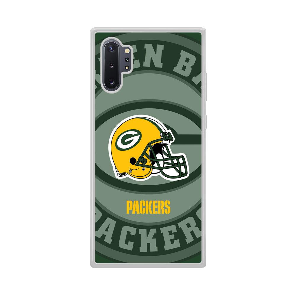 Green Bay Packers Yellow Helmet Samsung Galaxy Note 10 Plus Case-Oxvistore