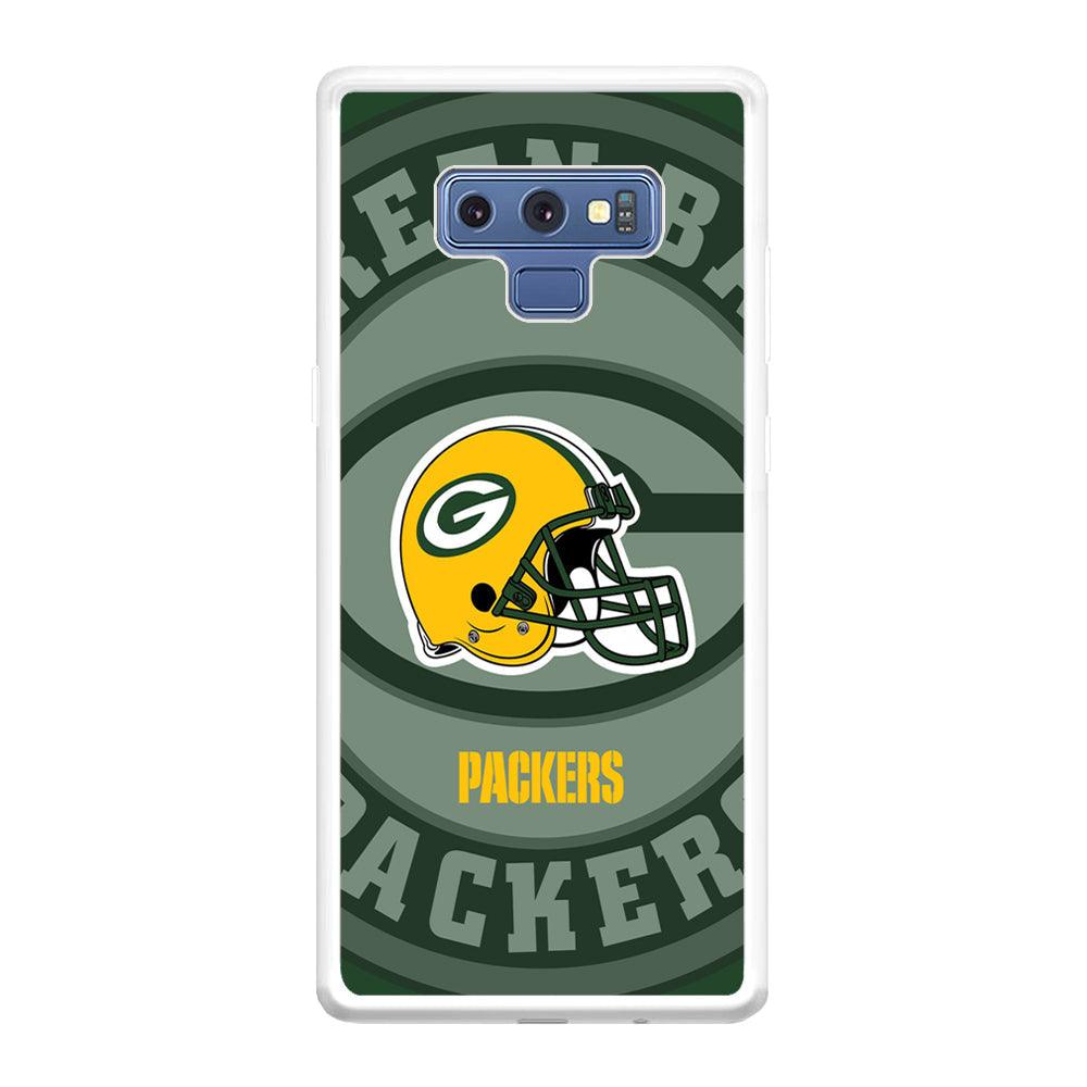 Green Bay Packers Yellow Helmet Samsung Galaxy Note 9 Case-Oxvistore