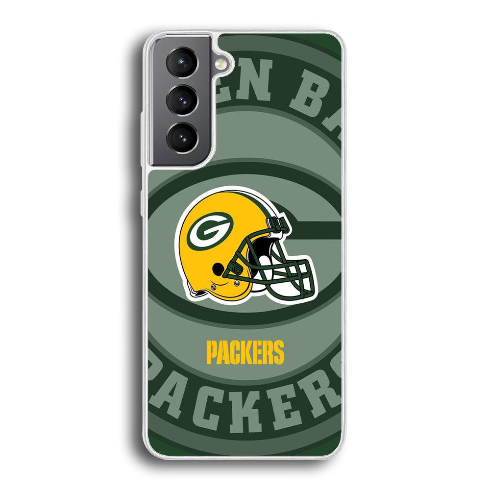 Green Bay Packers Yellow Helmet Samsung Galaxy S21 Plus Case-Oxvistore