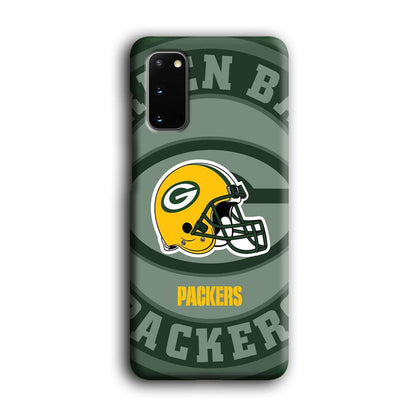 Green Bay Packers Yellow Helmet Samsung Galaxy S20 Case-Oxvistore