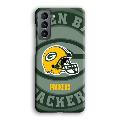 Green Bay Packers Yellow Helmet Samsung Galaxy S21 Plus Case-Oxvistore