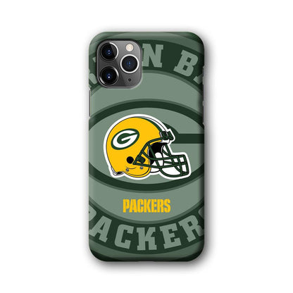 Green Bay Packers Yellow Helmet iPhone 11 Pro Case-Oxvistore