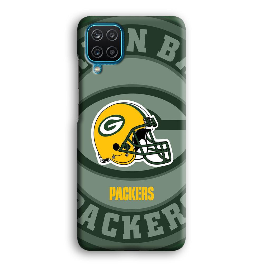 Green Bay Packers Yellow Helmet Samsung Galaxy A12 Case-Oxvistore