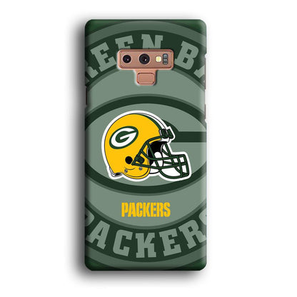 Green Bay Packers Yellow Helmet Samsung Galaxy Note 9 Case-Oxvistore