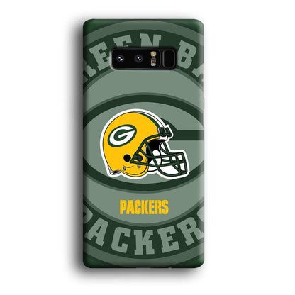 Green Bay Packers Yellow Helmet Samsung Galaxy Note 8 Case-Oxvistore