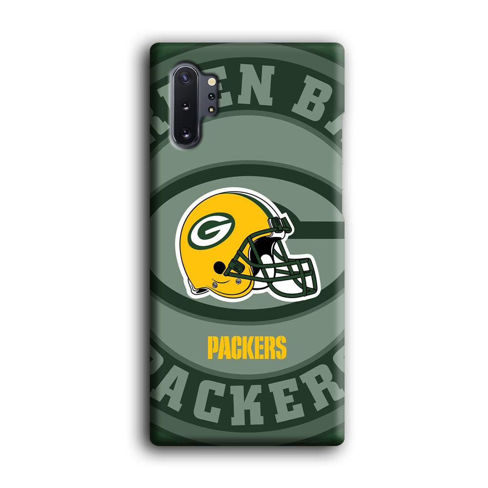 Green Bay Packers Yellow Helmet Samsung Galaxy Note 10 Plus Case-Oxvistore