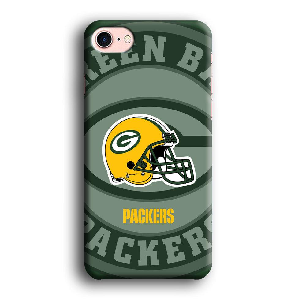 Green Bay Packers Yellow Helmet iPhone 8 Case-Oxvistore