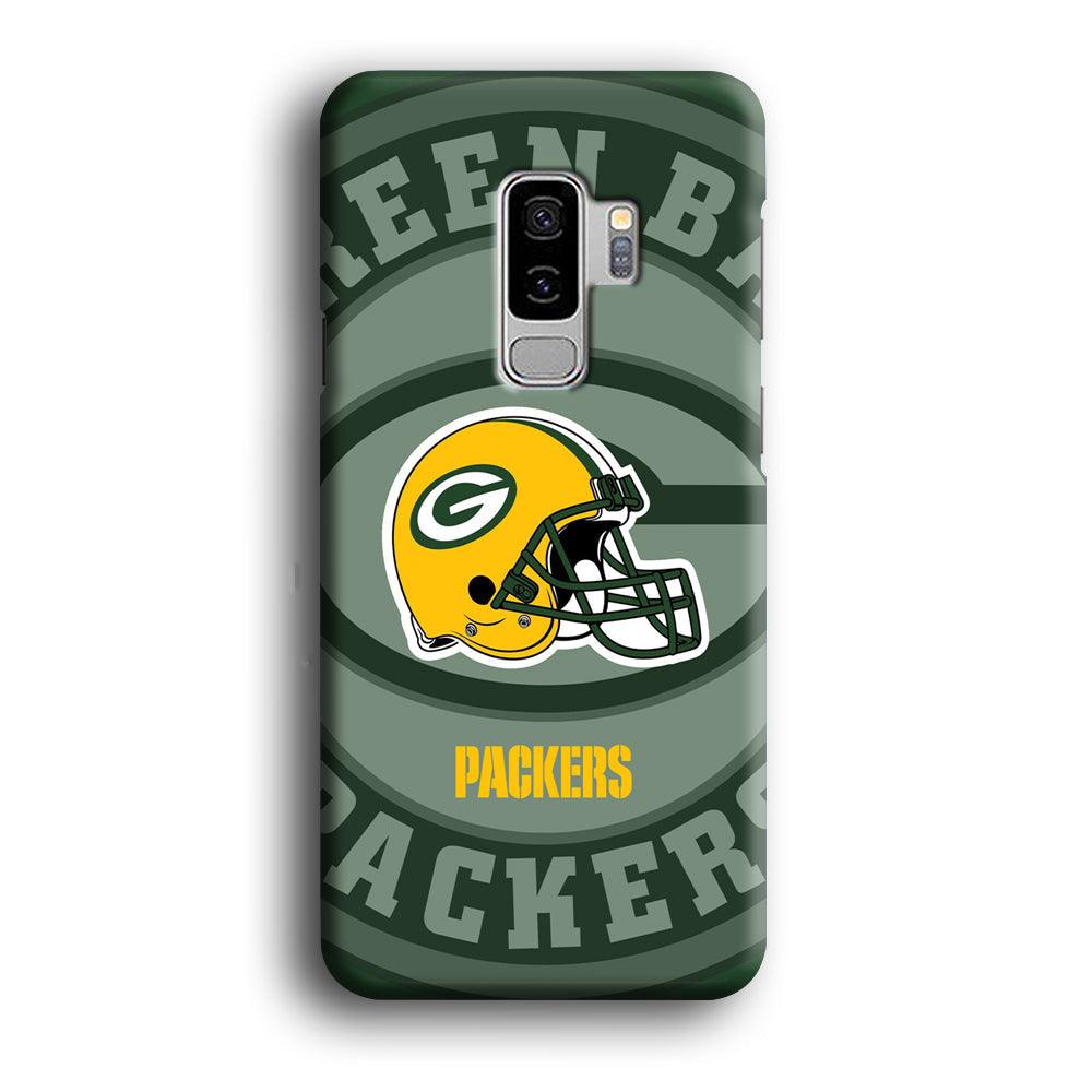 Green Bay Packers Yellow Helmet Samsung Galaxy S9 Plus Case-Oxvistore