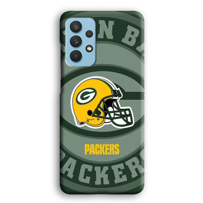 Green Bay Packers Yellow Helmet Samsung Galaxy A32 Case-Oxvistore