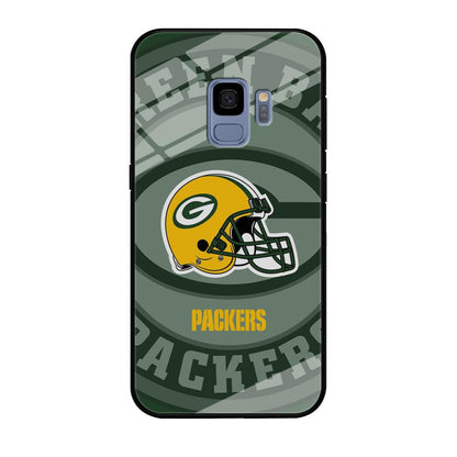 Green Bay Packers Yellow Helmet Samsung Galaxy S9 Case-Oxvistore