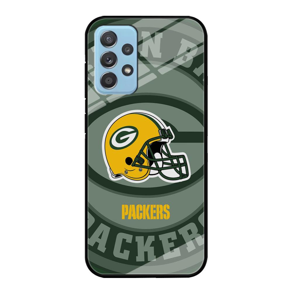 Green Bay Packers Yellow Helmet Samsung Galaxy A52 Case-Oxvistore