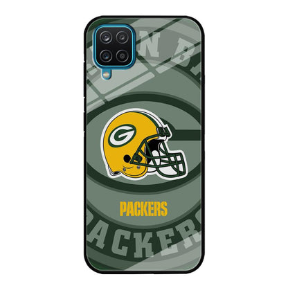 Green Bay Packers Yellow Helmet Samsung Galaxy A12 Case-Oxvistore