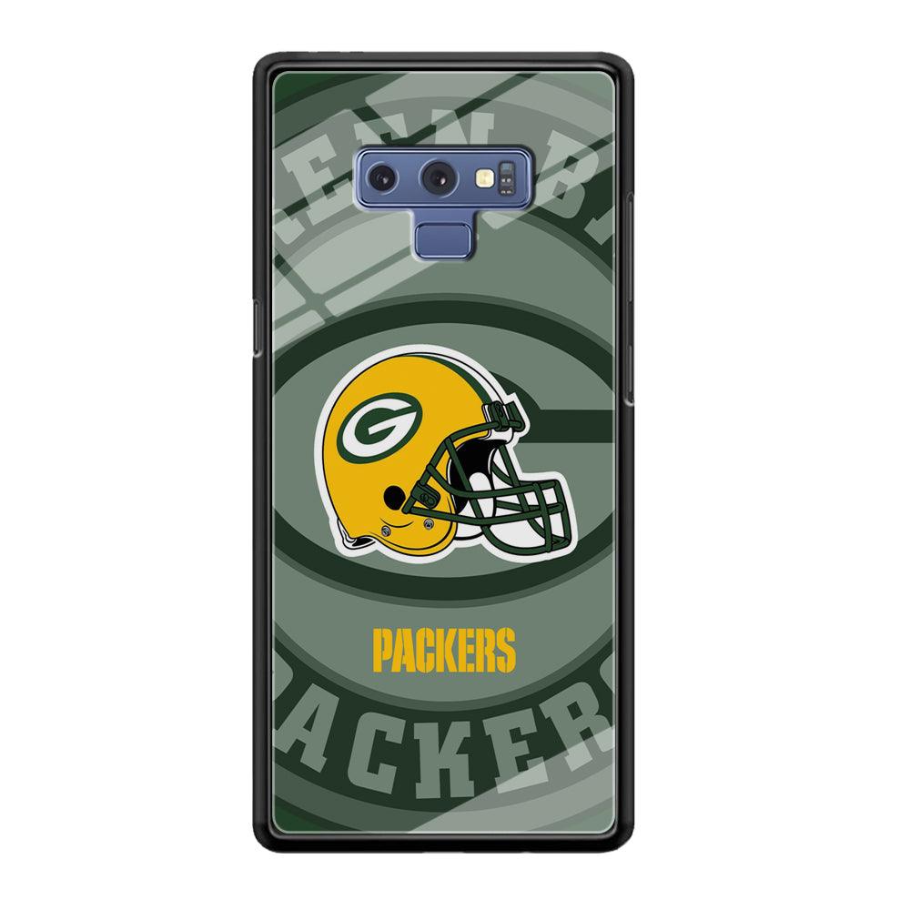 Green Bay Packers Yellow Helmet Samsung Galaxy Note 9 Case-Oxvistore