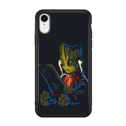 Groot Feel The Good Time iPhone XR Case-Oxvistore