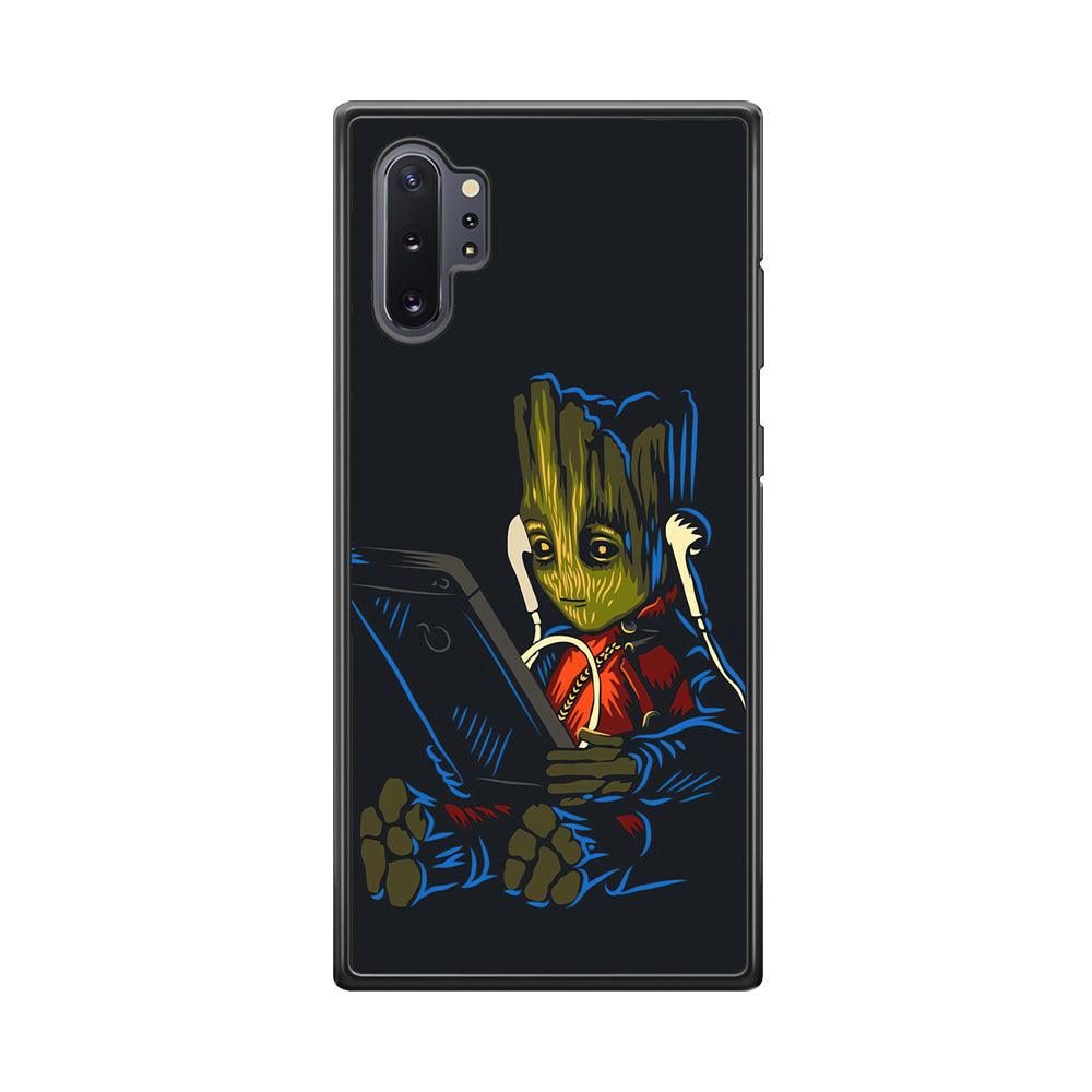 Groot Feel The Good Time Samsung Galaxy Note 10 Plus Case-Oxvistore