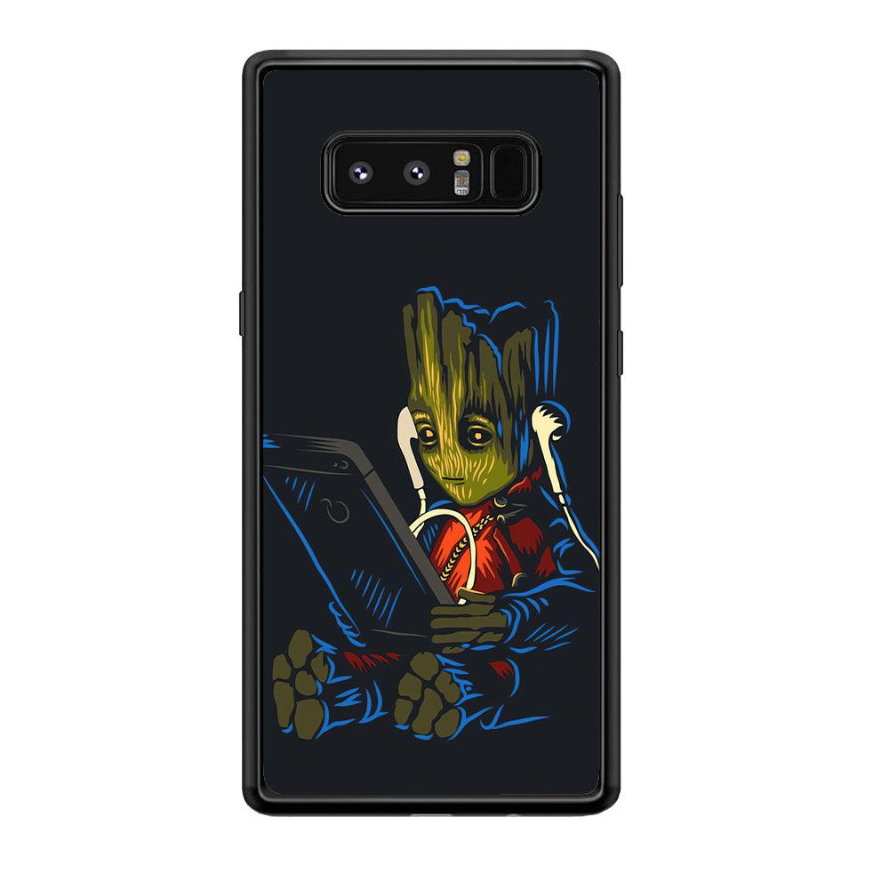 Groot Feel The Good Time Samsung Galaxy Note 8 Case-Oxvistore