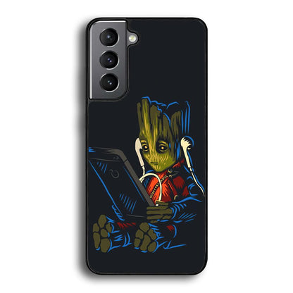 Groot Feel The Good Time Samsung Galaxy S21 Case-Oxvistore