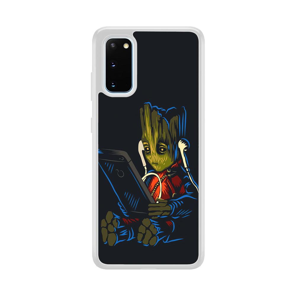 Groot Feel The Good Time Samsung Galaxy S20 Case-Oxvistore