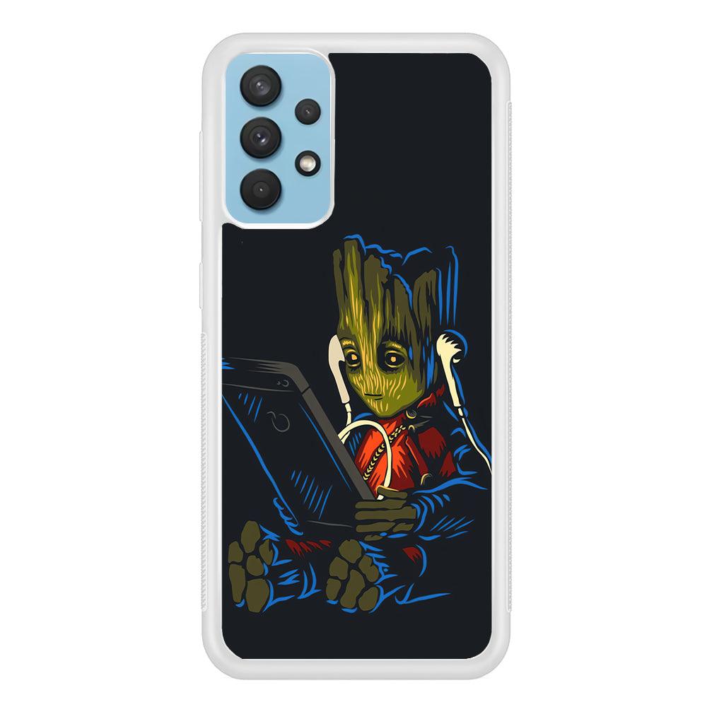 Groot Feel The Good Time Samsung Galaxy A32 Case-Oxvistore