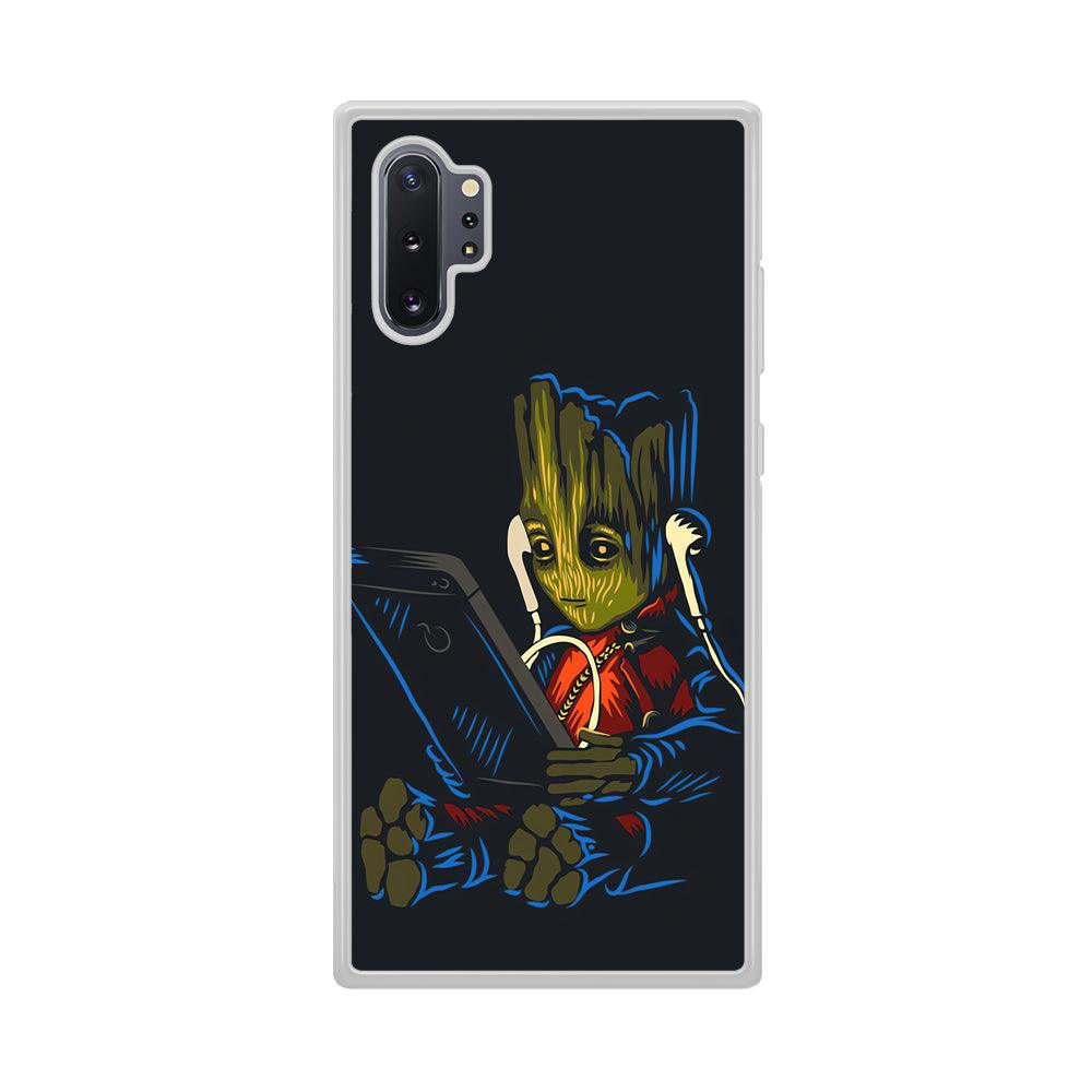 Groot Feel The Good Time Samsung Galaxy Note 10 Plus Case-Oxvistore