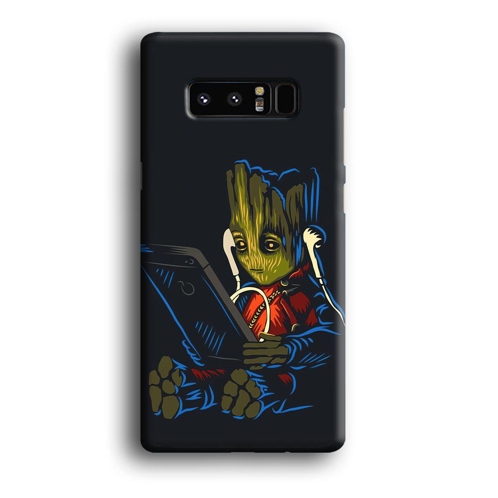 Groot Feel The Good Time Samsung Galaxy Note 8 Case-Oxvistore