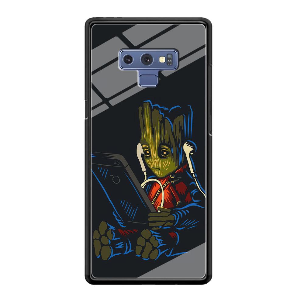 Groot Feel The Good Time Samsung Galaxy Note 9 Case-Oxvistore