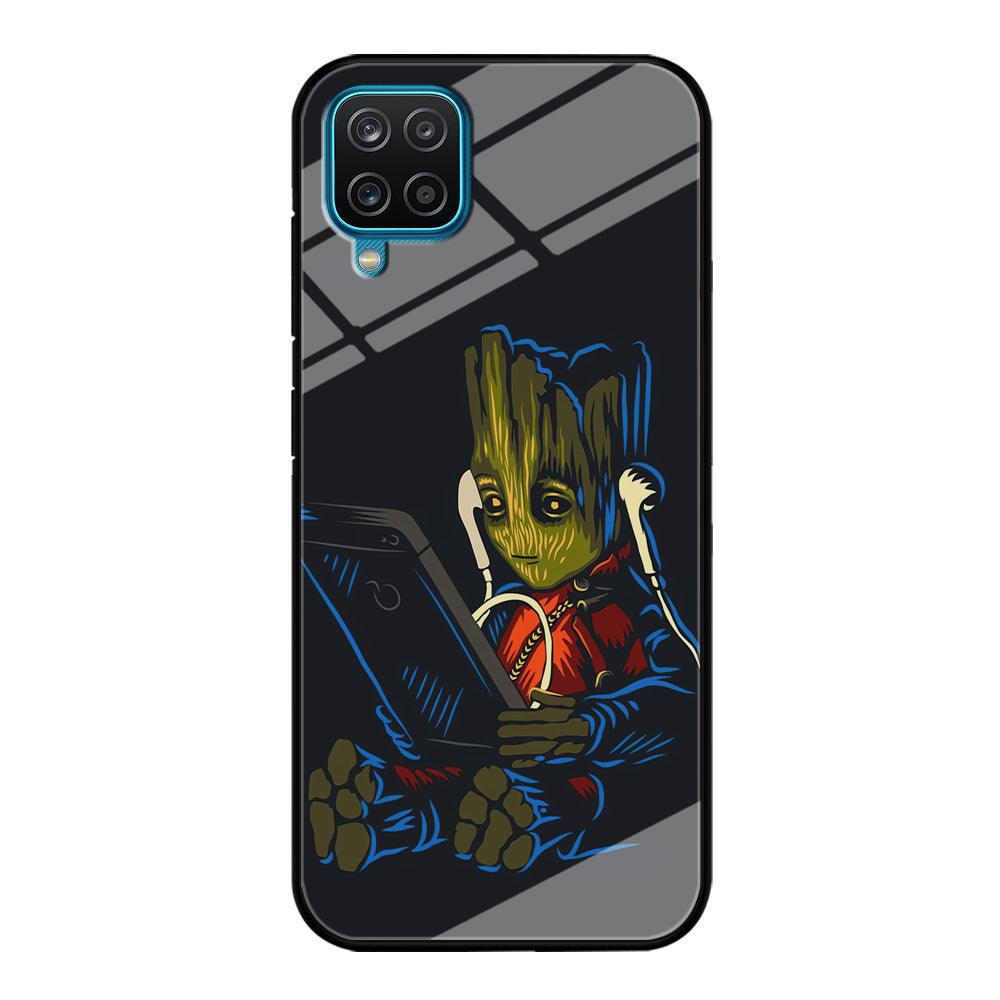 Groot Feel The Good Time Samsung Galaxy A12 Case-Oxvistore