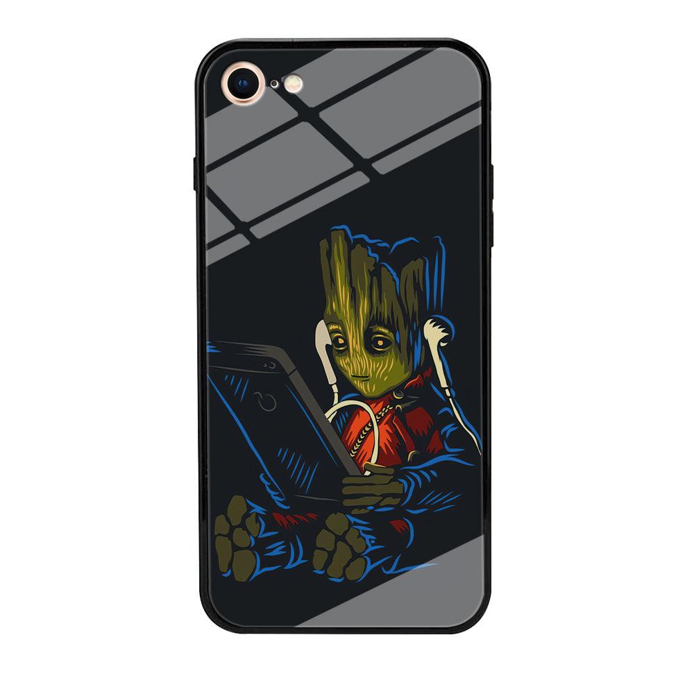 Groot Feel The Good Time iPhone 8 Case-Oxvistore