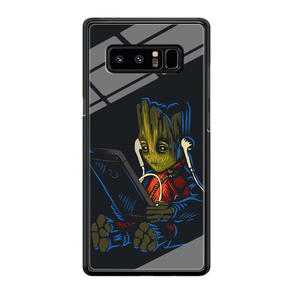 Groot Feel The Good Time Samsung Galaxy Note 8 Case-Oxvistore