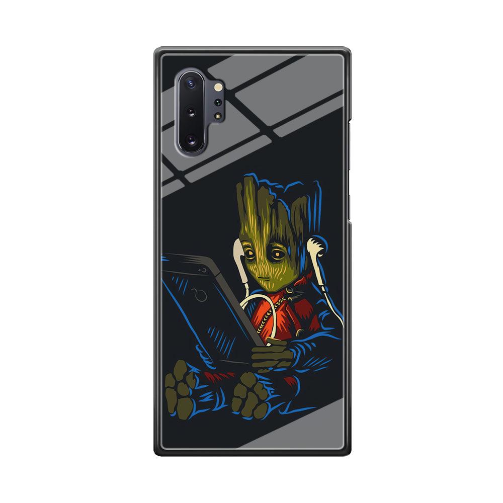 Groot Feel The Good Time Samsung Galaxy Note 10 Plus Case-Oxvistore