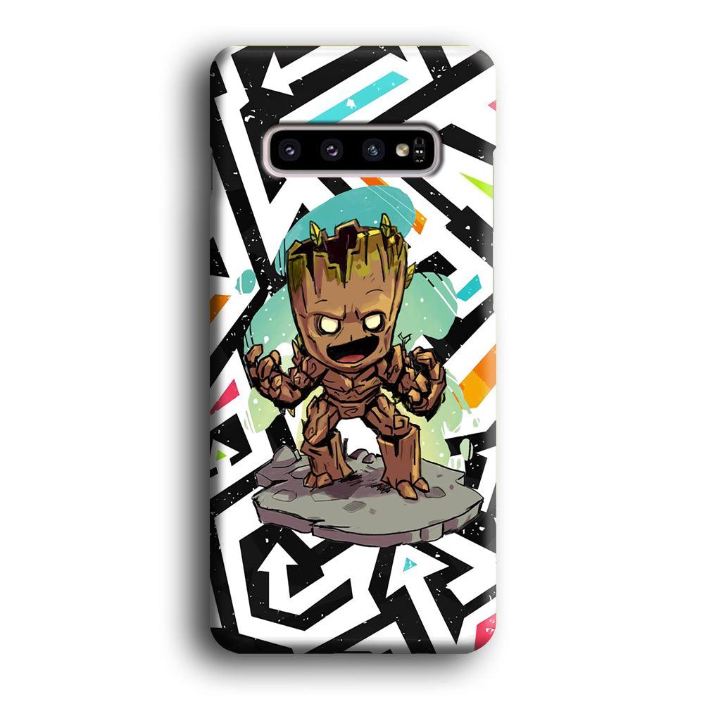 Groot Scream Power Samsung Galaxy S10 Case-Oxvistore