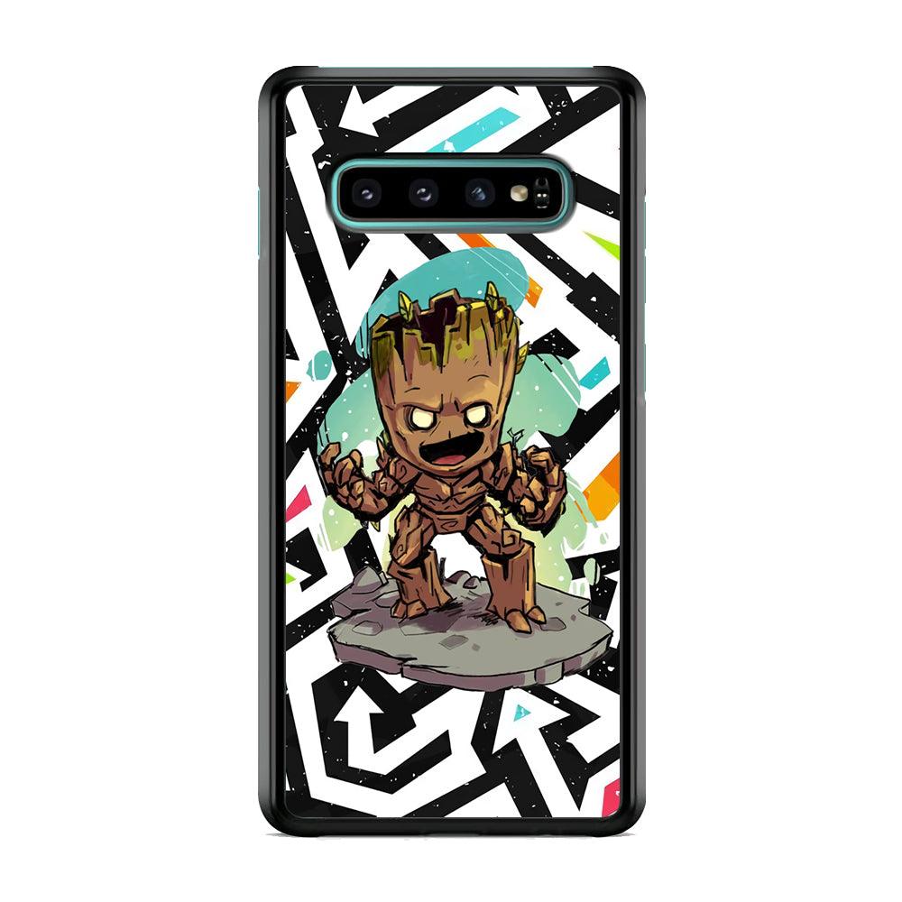 Groot Scream Power Samsung Galaxy S10 Plus Case-Oxvistore