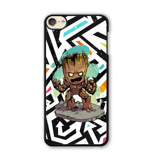 Groot Scream Power iPod Touch 6 Case-Plastic Black (2D Case)-Oxvistore
