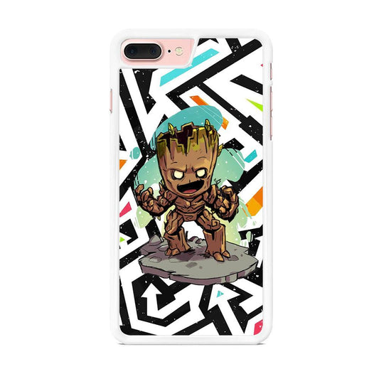 Groot Scream Power iPhone 8 Plus Case-Oxvistore