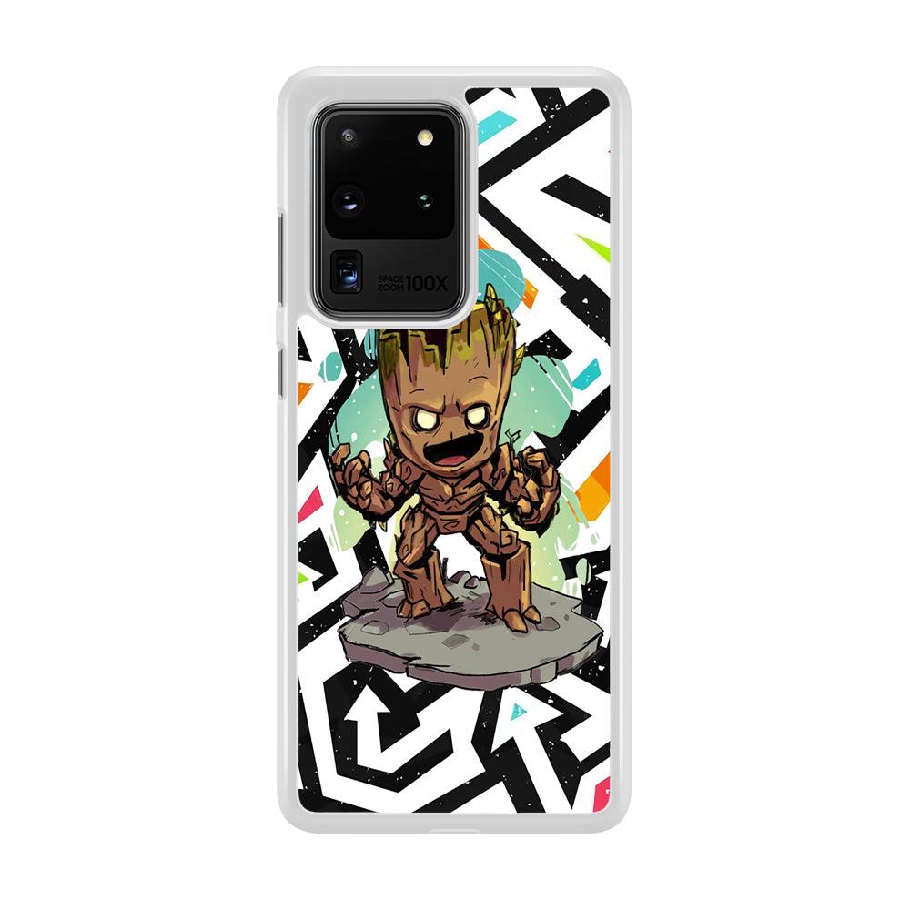 Groot Scream Power Samsung Galaxy S20 Ultra Case-Oxvistore