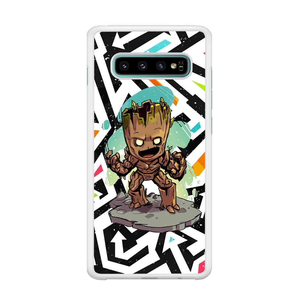 Groot Scream Power Samsung Galaxy S10 Plus Case-Oxvistore