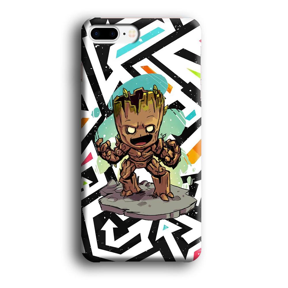 Groot Scream Power iPhone 7 Plus Case-Oxvistore