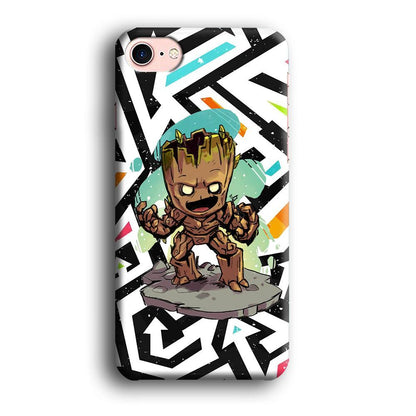 Groot Scream Power iPhone 8 Case-Oxvistore