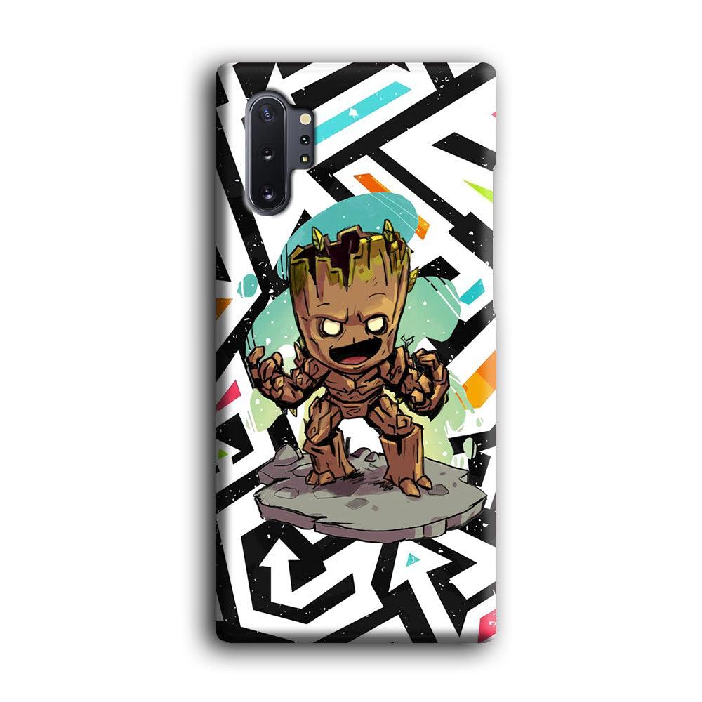 Groot Scream Power Samsung Galaxy Note 10 Plus Case-Oxvistore