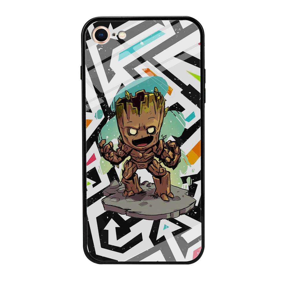 Groot Scream Power iPhone 8 Case-Oxvistore