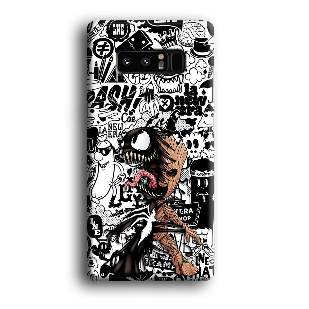 Groot x Venom Fusion Mode Samsung Galaxy Note 8 Case-Oxvistore