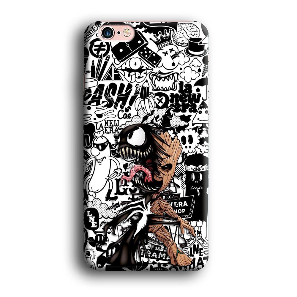 Groot x Venom Fusion Mode iPhone 6 Plus | 6s Plus Case-Oxvistore