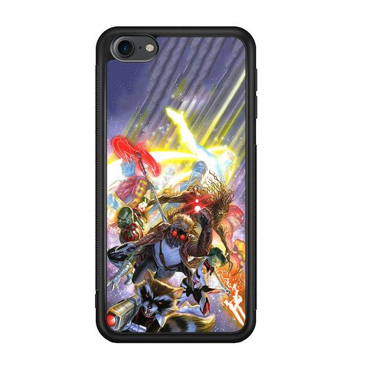 Guardians of The Galaxy Attacking Mode iPod Touch 6 Case-Rubber Black (2D Case)-Oxvistore