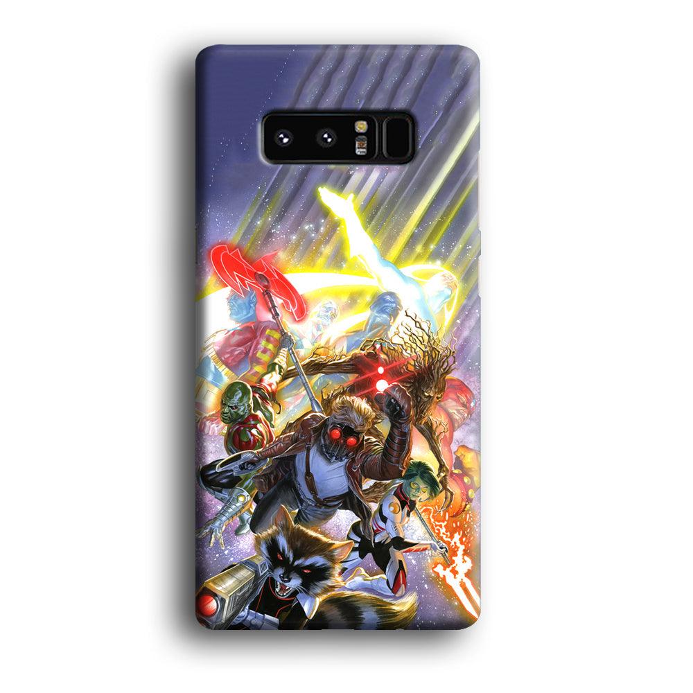 Guardians of The Galaxy Attacking Mode Samsung Galaxy Note 8 Case-Oxvistore