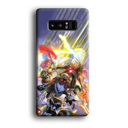 Guardians of The Galaxy Attacking Mode Samsung Galaxy Note 8 Case-Oxvistore