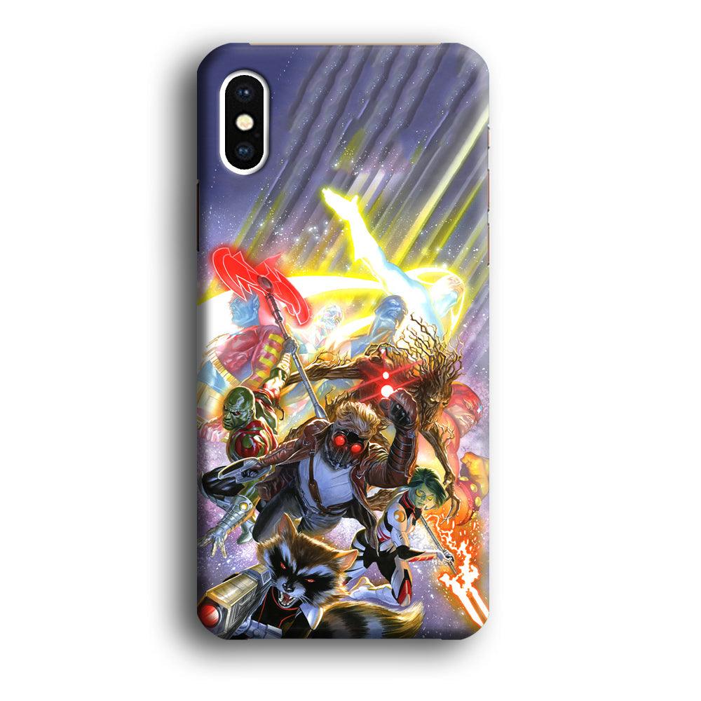 Guardians of The Galaxy Attacking Mode iPhone X Case-Oxvistore