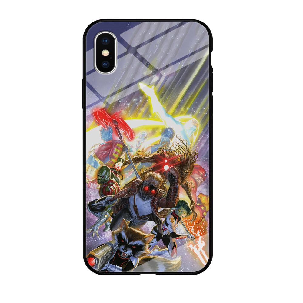 Guardians of The Galaxy Attacking Mode iPhone X Case-Oxvistore