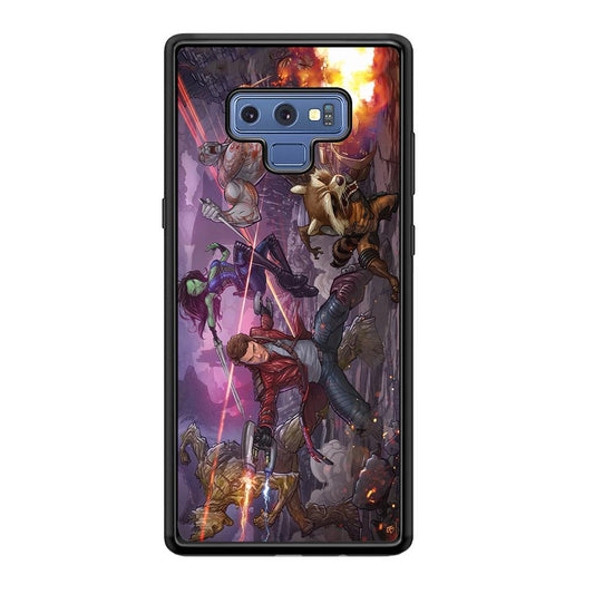 Guardians of The Galaxy Power of Squad Samsung Galaxy Note 9 Case-Oxvistore