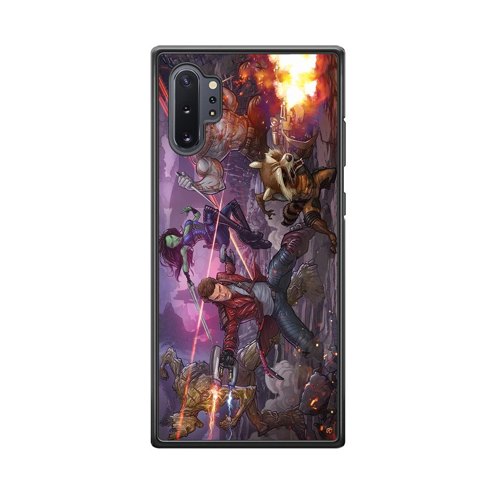 Guardians of The Galaxy Power of Squad Samsung Galaxy Note 10 Plus Case-Oxvistore