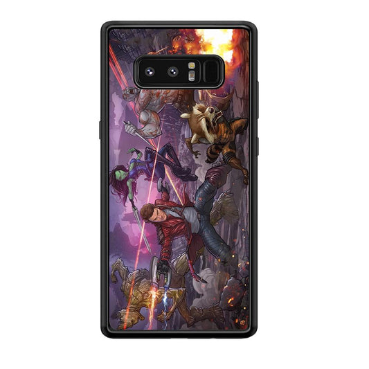 Guardians of The Galaxy Power of Squad Samsung Galaxy Note 8 Case-Oxvistore